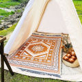 custom jacquard blanket tapestry woven blankets with tassels